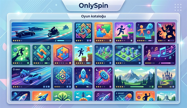 OnlySpin Oyun Türleri İnceleme